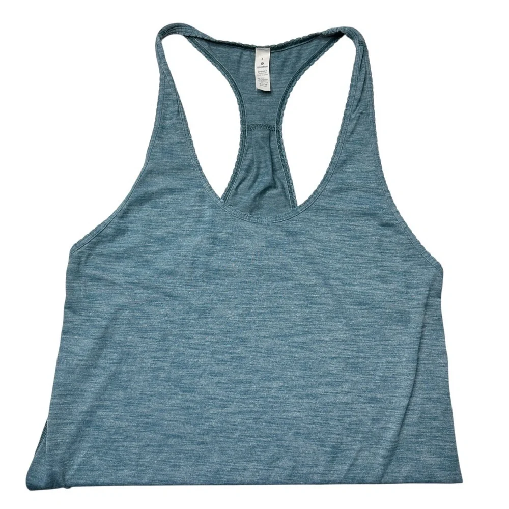 lululemon athletica Teal Racerback Tank Top